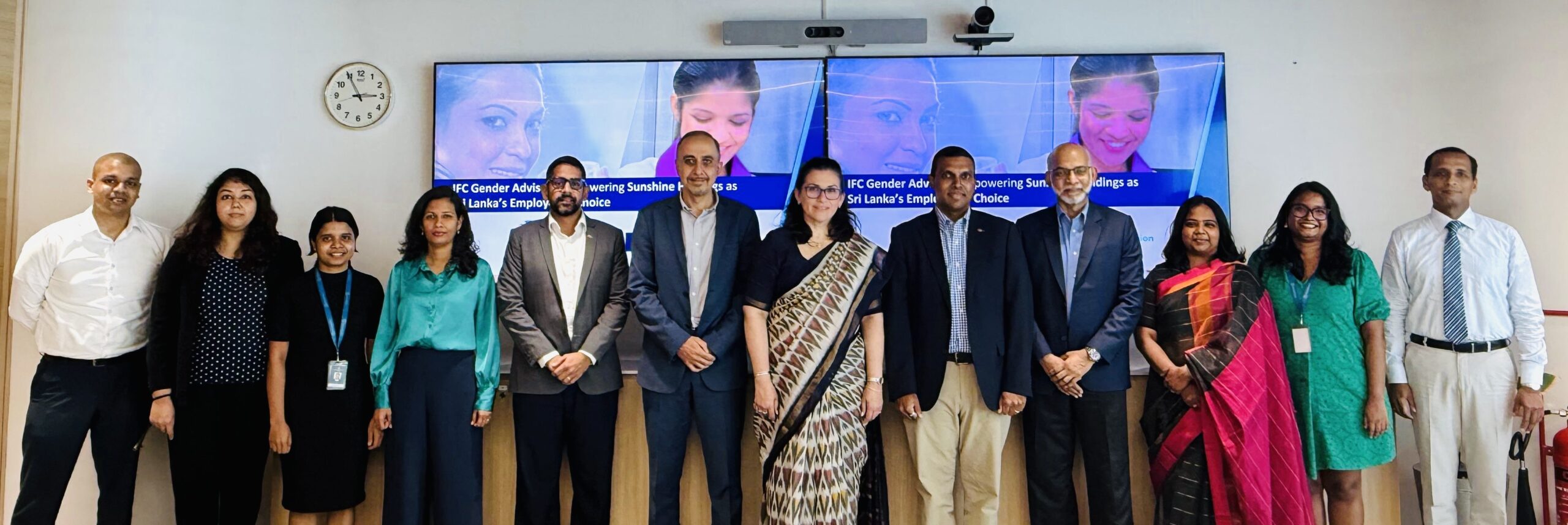 කාන්තාවන්ගේ රැකියා ශක්තිමත් කිරීම සහ ගෞරවනීය සේවා ස්ථාන ප්‍රවර්ධනය කිරීම සඳහා සන්ෂයින් හෝල්ඩින්ග්ස් සහ IFC අත්වැල් බැඳගනී