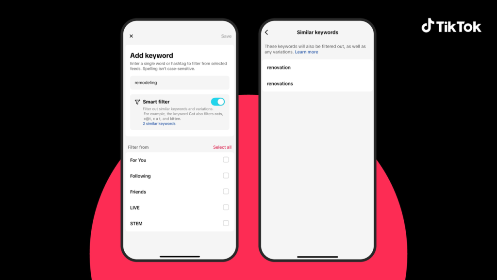 TikTok introduces new tools to personalize and protect the For You Feed