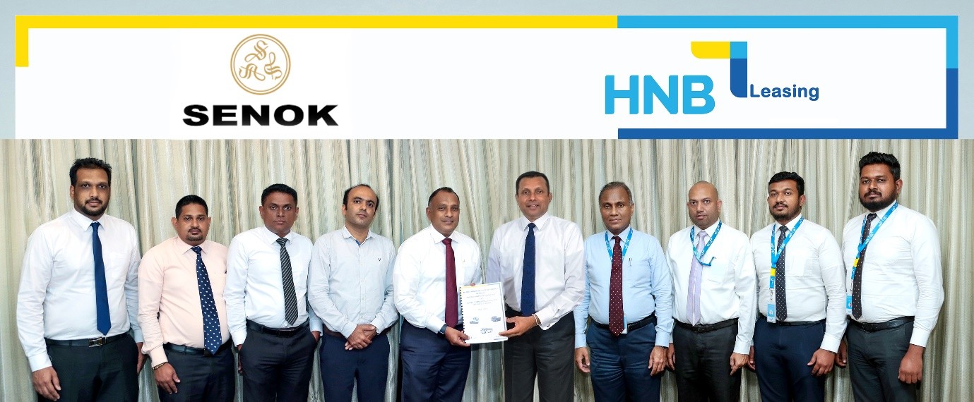 Eicher වාණිජ වාහන සඳහා පහසු ලීසිං විසඳුම් ලබා දීමට HNB සහ Senok හවුල්කාරීත්වයක