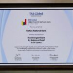HNB, ශ්‍රී ලංකාවේ ශක්තිමත්ම බැංකුව ලෙස TAB Global ශ්‍රේණිගත කිරීම්හි ඉහළ ස්ථානයක් හිමිකර ගනියි