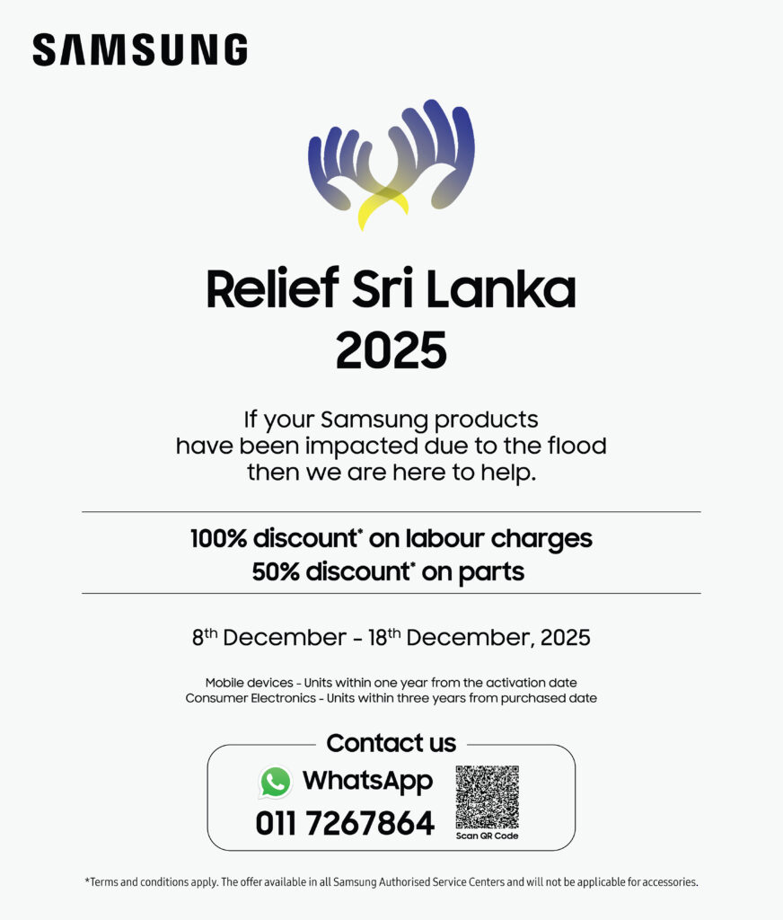සැම්සුන් ශ්රී ලංකා සමාගම, දිට්වා සුළි කුණාටුවෙන් පීඩාවට පත් ජනතාවට සහාය වීම සඳහා ‘’Relief Sri Lanka 2025’’ වැඩසටහන දියත් කරයි