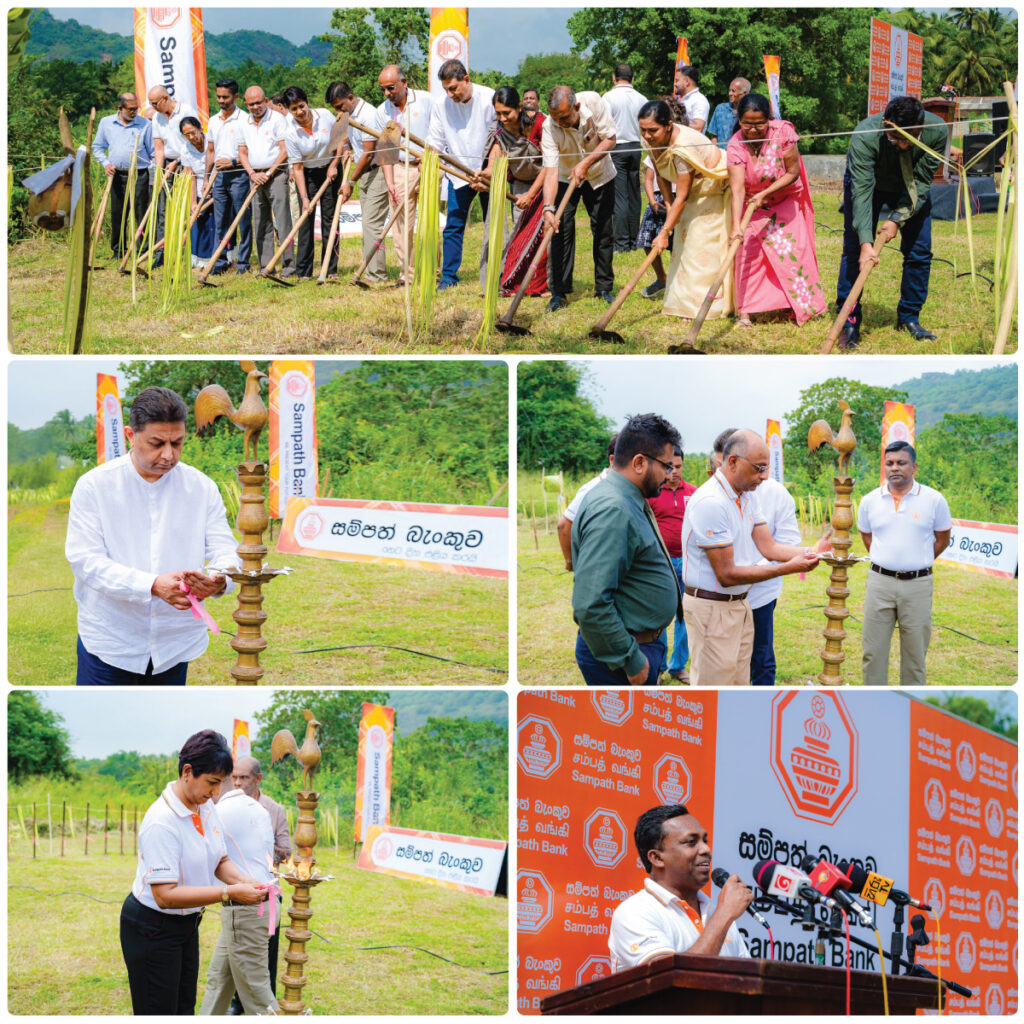 Sampath Bank Marks the 9th Tank Restoration of 2025 Under ‘Wewata Jeewayak’ with Dewagiriya Wewa Project