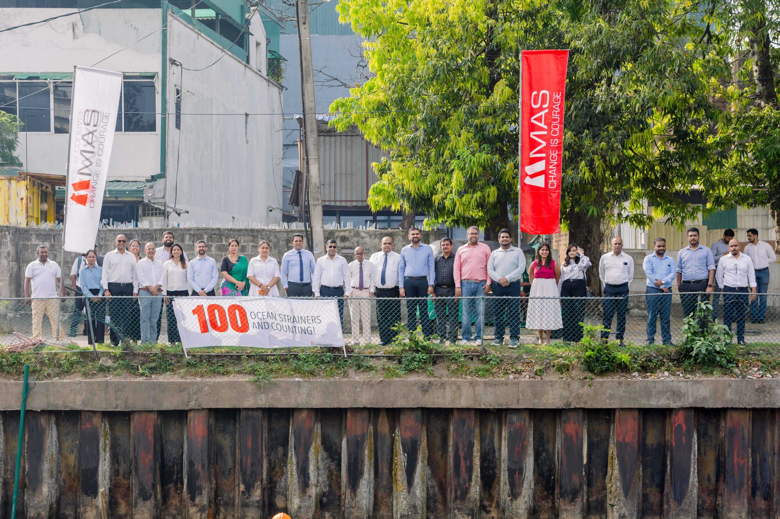 MAS Foundation for Change Leads a National Effort with 100 OCEAN STRAINER™ to Clean Floating Waste from Sri Lanka’s Waterways