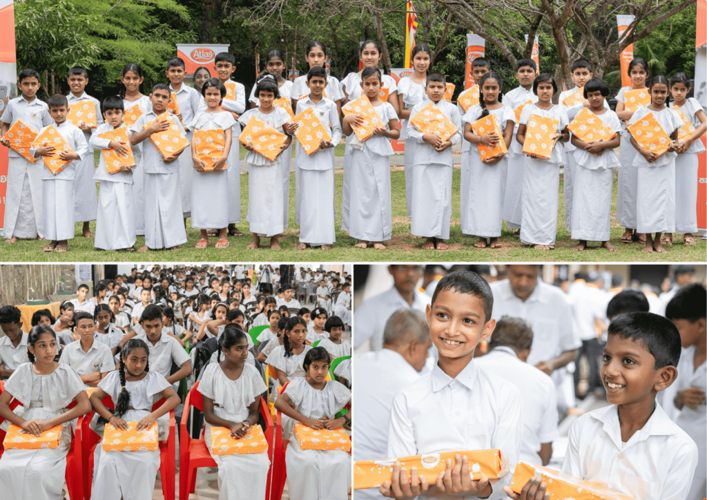 Atlas Provides School Supplies to 4,000 Students at SipSavi Ridee Viharaya Donation