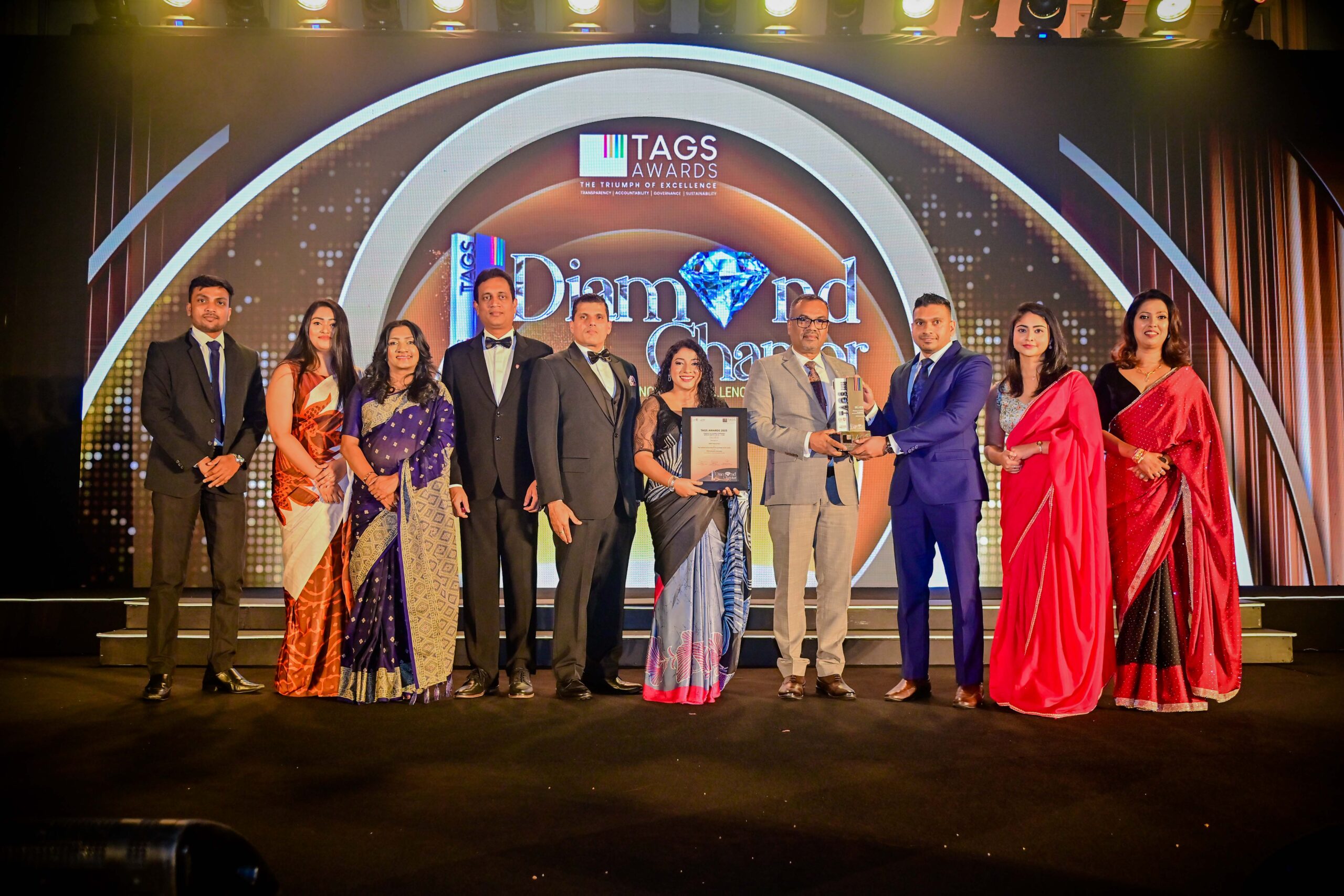 HNB FINANCE clinches Silver at the Diamond Jubilee TAGS Awards 2025