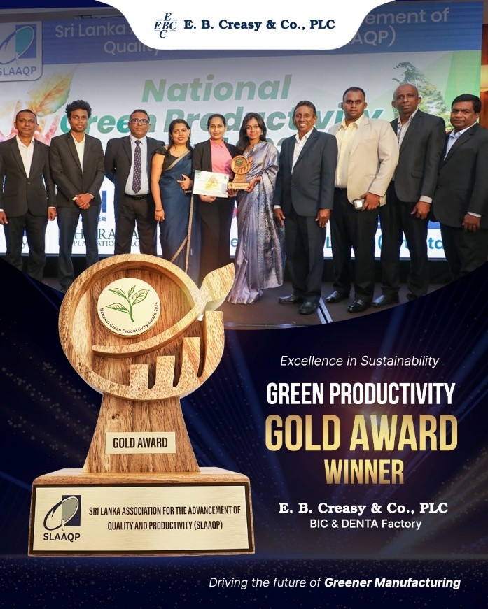 E. B. Creasy & Co., PLC – BIC & DENTA Factory Wins Gold at the 2024 National Green Productivity Ceremony