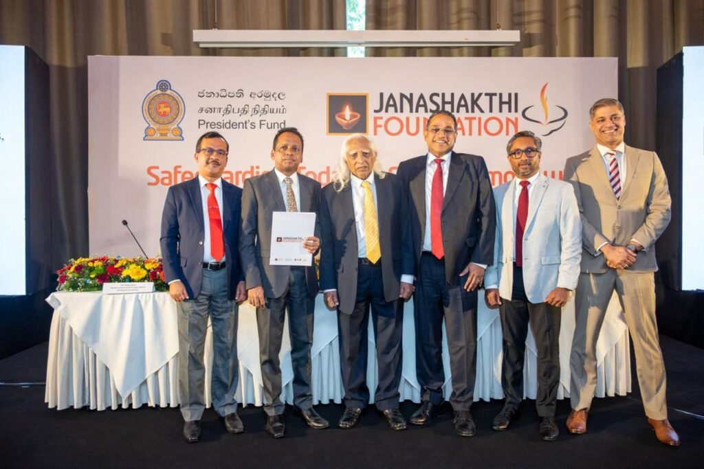 Janashakthi Foundation and President’s Fund unite in national commitment to safeguard children’s wellbeing