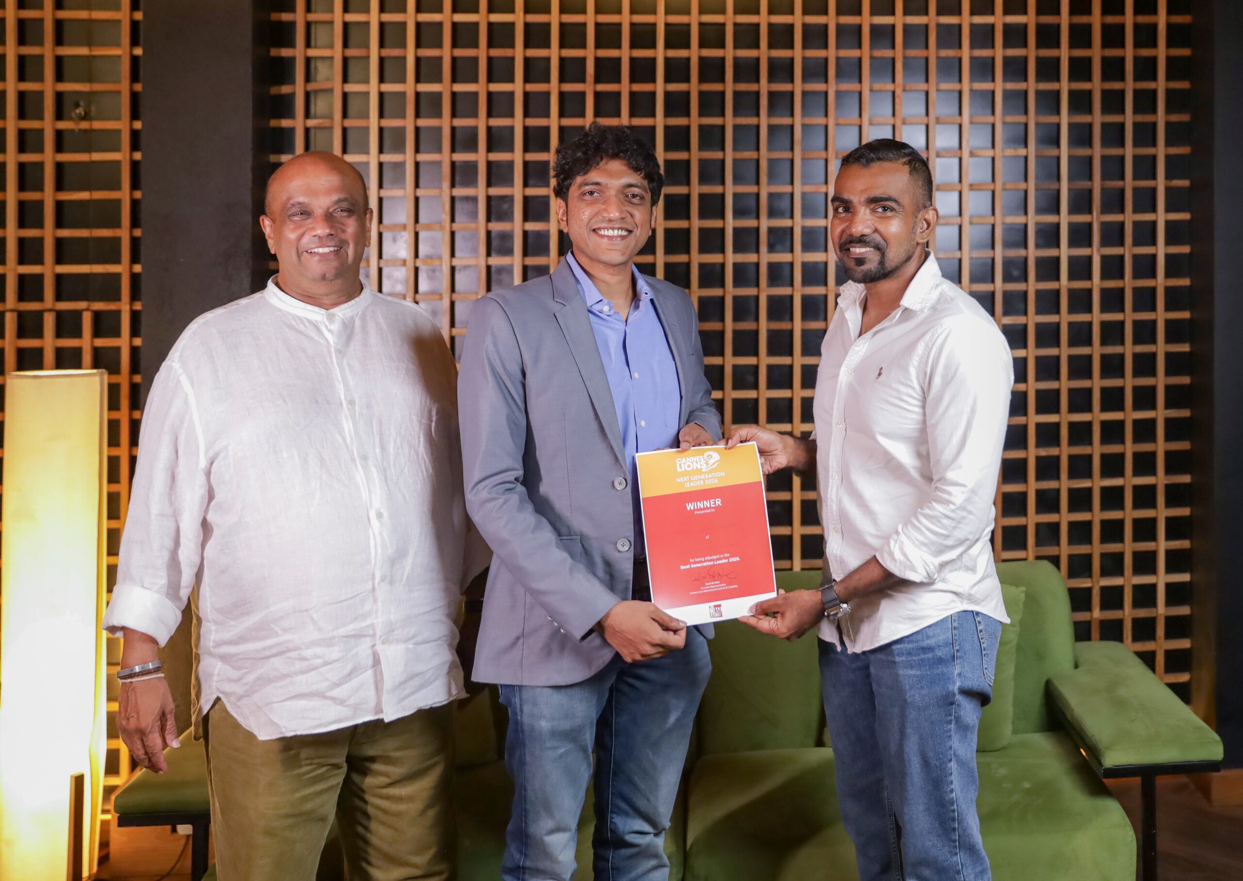 MullenLowe’s Sampath Karunaratne Awarded Next Generation Leader Scholarship to Cannes Lions