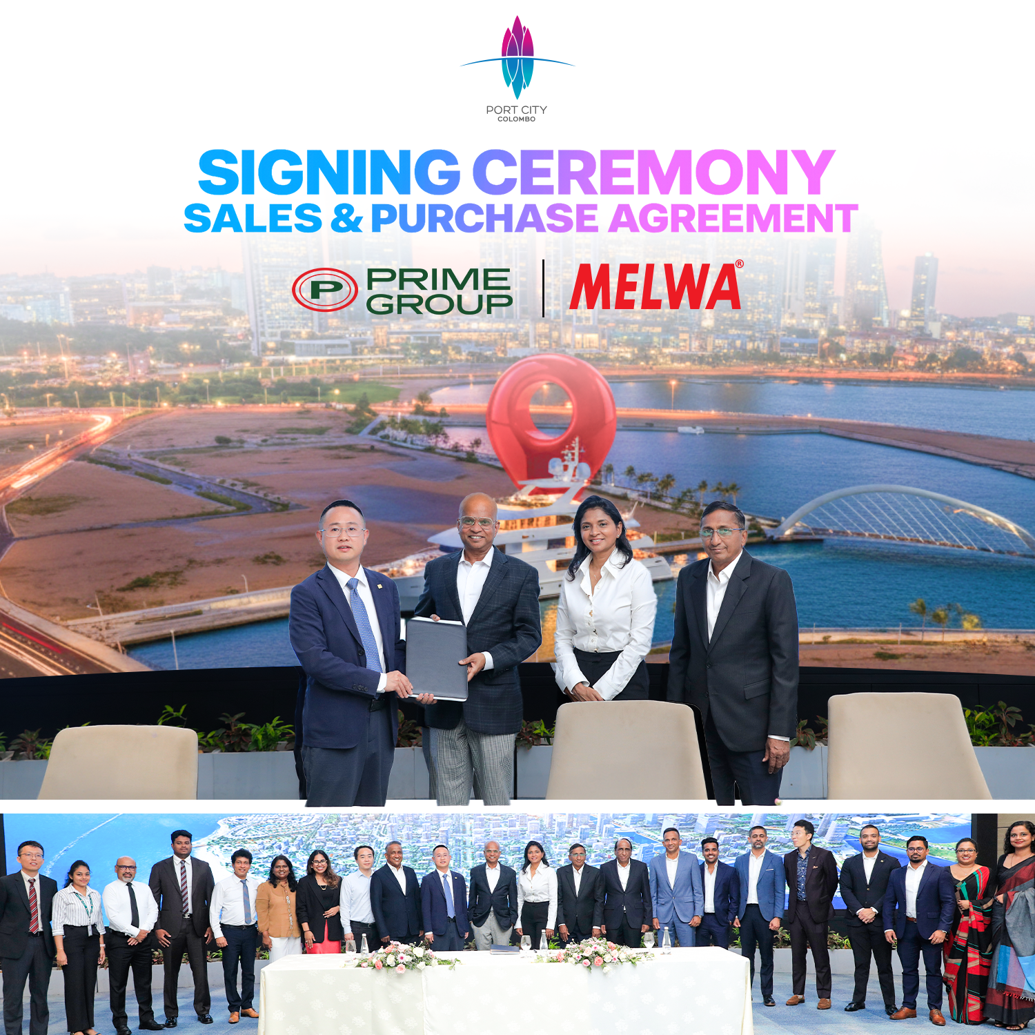 Prime Melwa Unveils World Class Marina Living at Port City, Colombo