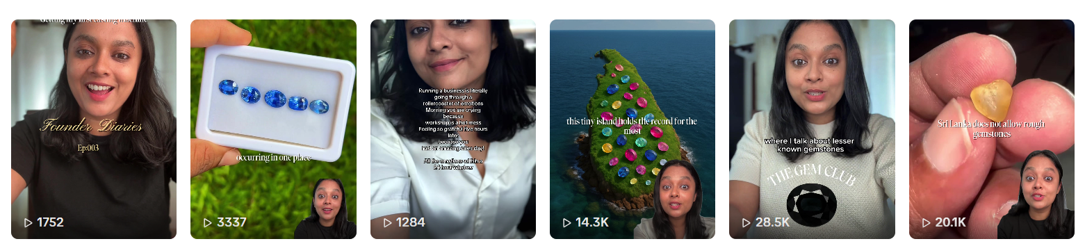 TikTok හරහා මැණික් ගැන ලෝකෙටම කියා දෙන රුවිනිගේ Behind the Sparkle