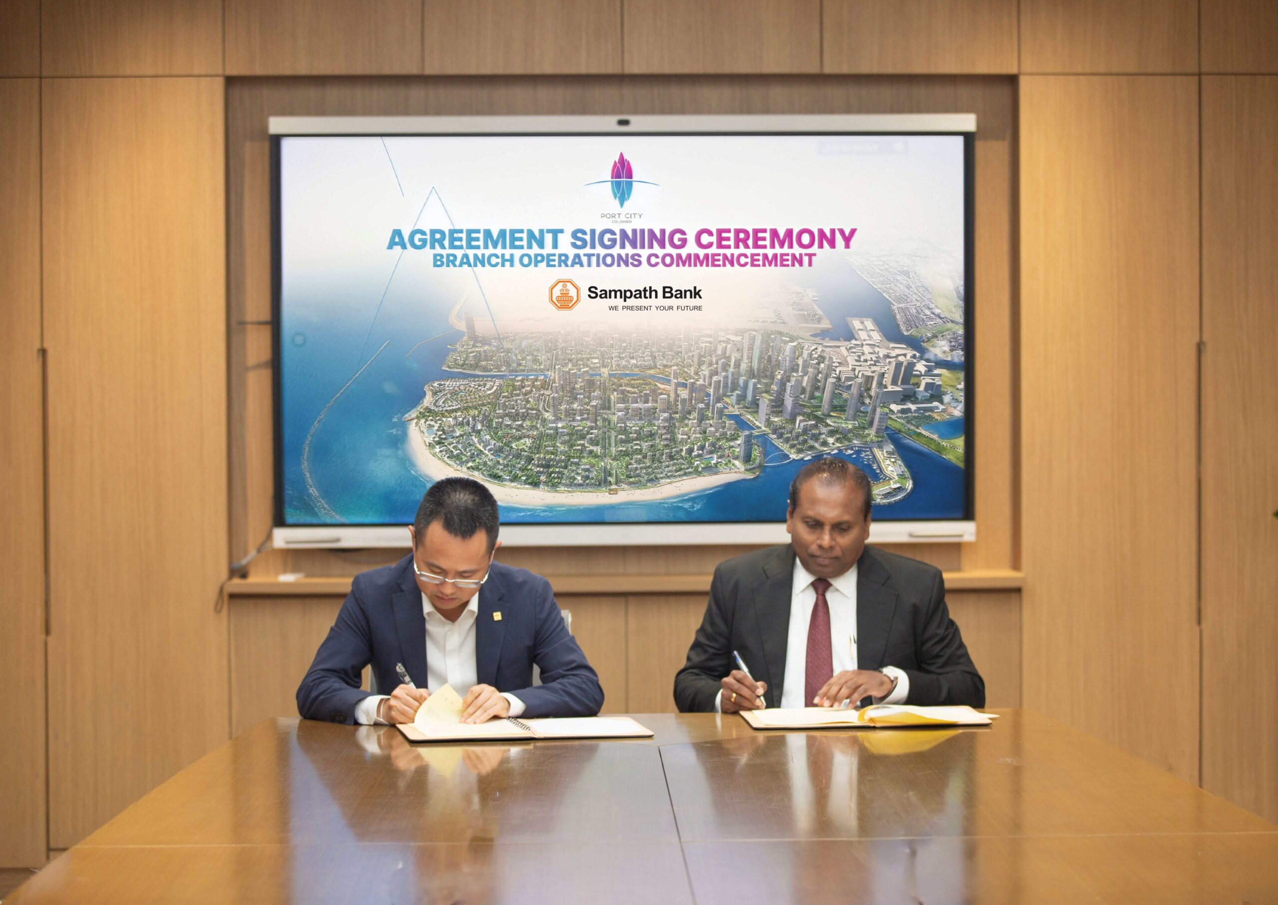 Sampath Bank Leads Sri Lanka’s Financial Future with Landmark Agreement for Port City Colombo Branch
