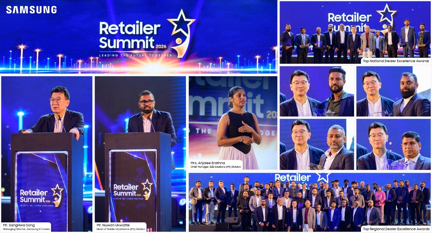 Samsung Sri Lanka Celebrates Retail and Partnership Excellence at Retailer Summit 2026