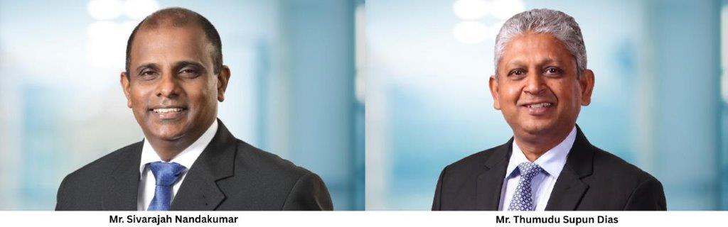 HNB Finance PLC Welcomes Mr. Sivarajah Nandakumar and Mr. Thumudu Supun Dias to the Board as Non-Independent Non-Executive Directors