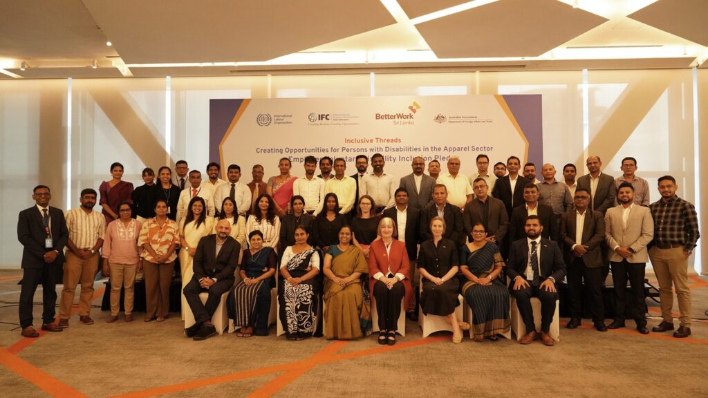 ஆடைத் துறையில் மாற்றுத்திறனாளிகளுக்கான வேலைவாய்ப்பை உறுதி செய்ய JAAF மற்றும் ILO இணைந்து ‘Inclusive Threads’ஐ அறிமுகம் செய்துள்ளன