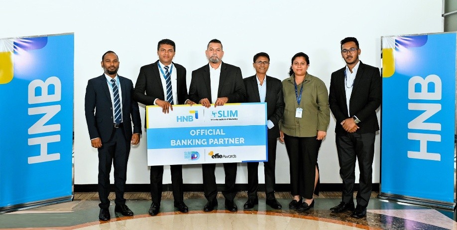 Effie සහ SLIM DIGIS හි නිල බැංකු සහකරු ලෙස HNB, SLIM සමඟ අත්වැල් බැඳගනී