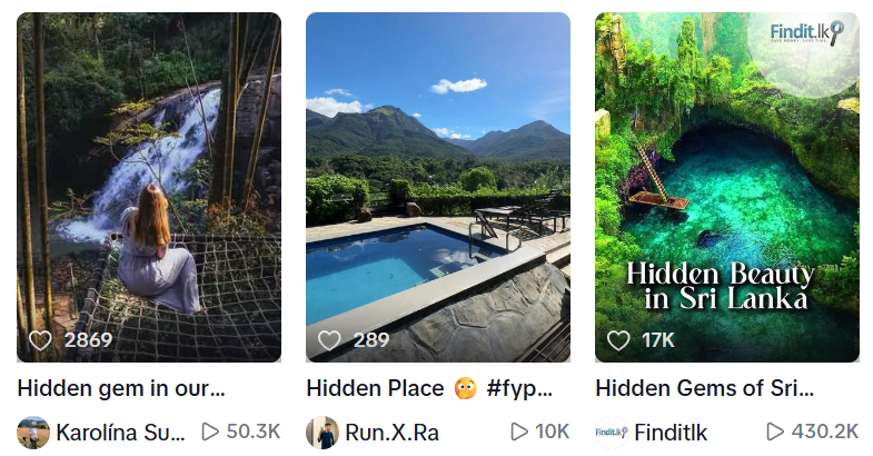 Home to Us. A Wonder to the World. Sri Lanka on TikTok