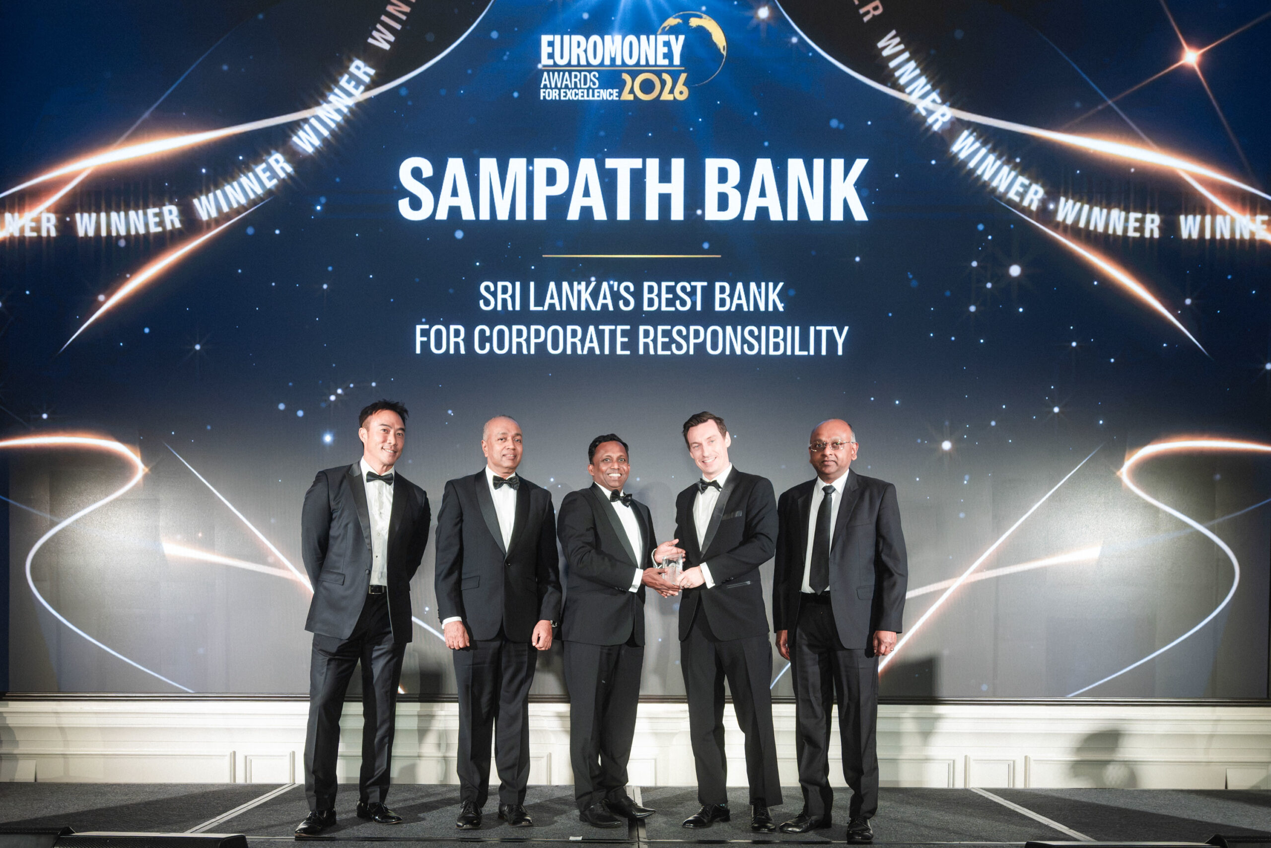Sampath Bank Named Sri Lanka’s Best Bank for Corporate Responsibility at Euromoney Awards 2026