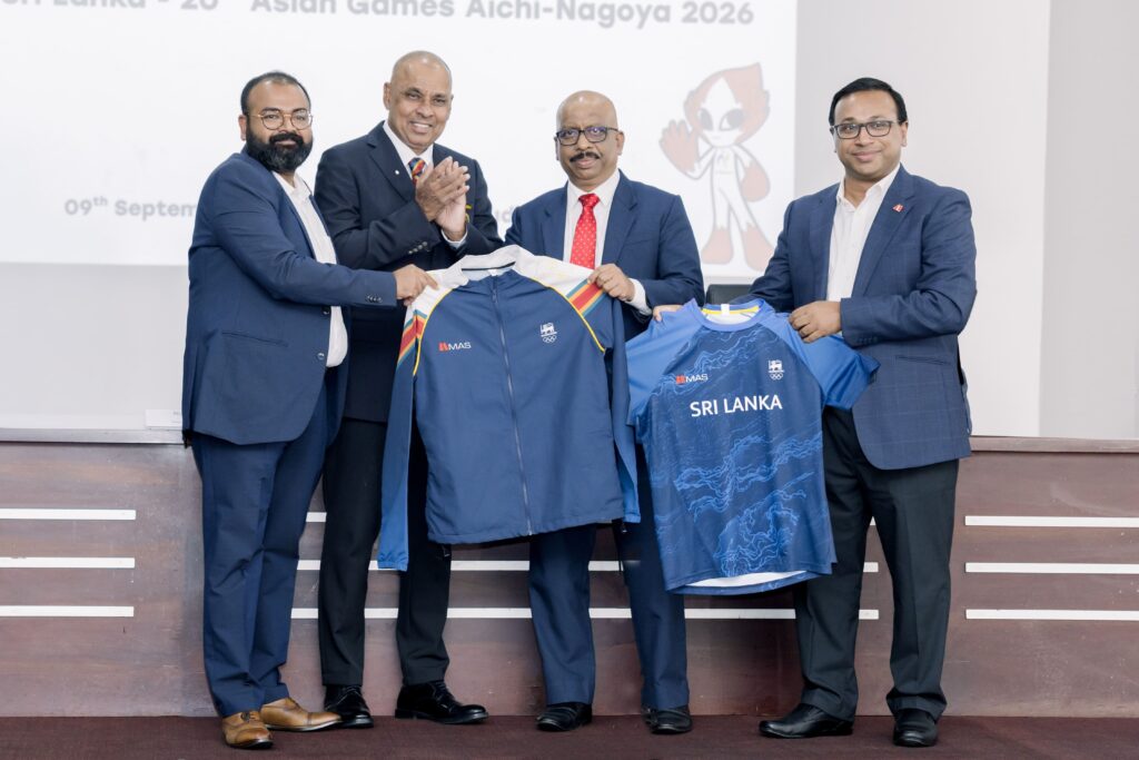 2026 ஆசிய விளையாட்டு விழா: இலங்கை அணியின் உத்தியோகபூர்வ ஆடைகளை அறிமுகம் செய்தது MAS