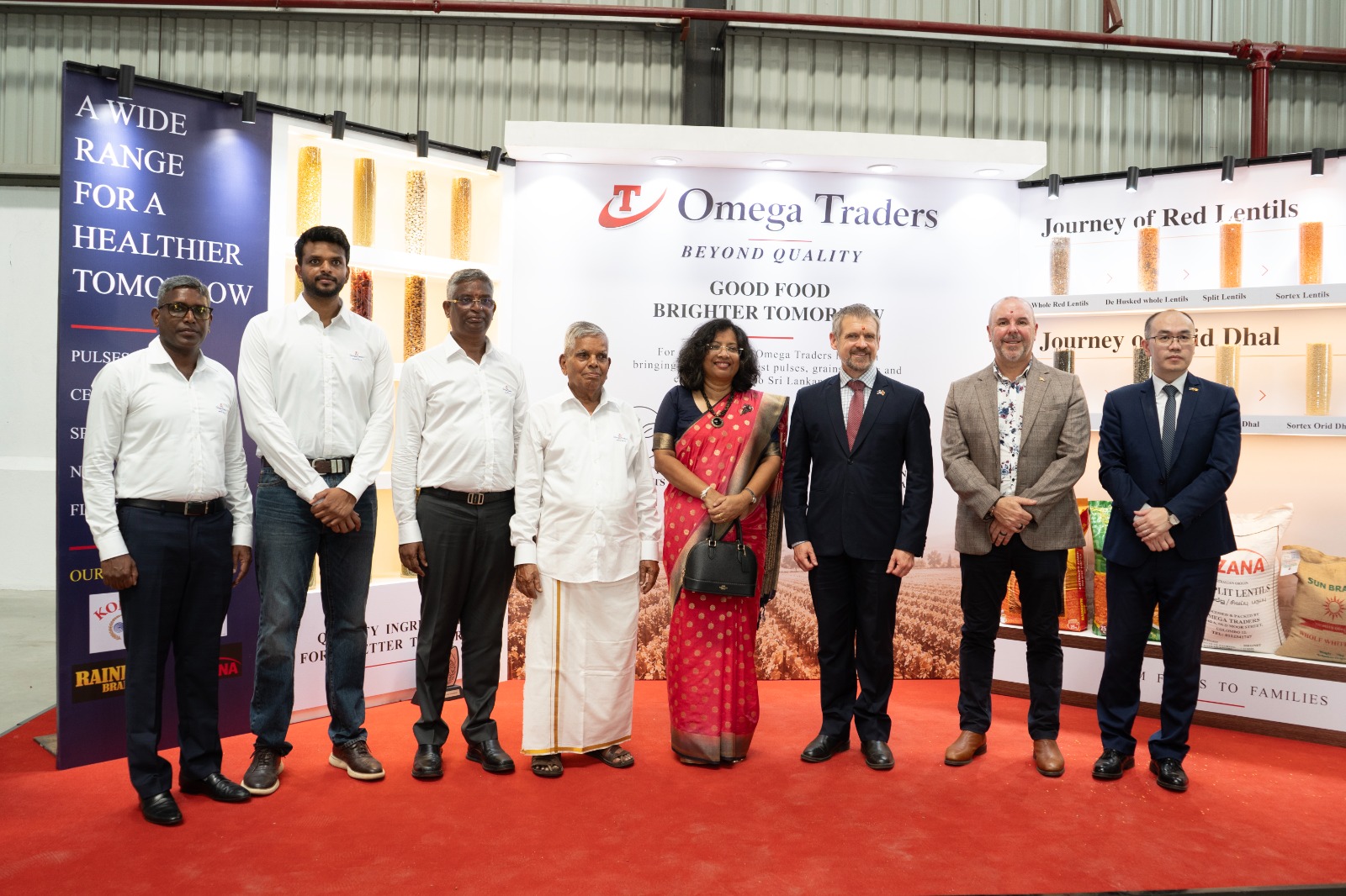 ඔමේගා ට්‍රේඩර්ස්, අභිමානවත් 45 වැනි සංවත්සරය සමරමින් අති නවීන පරිප්පු හා උඳු සැකසුම් පහසුකම විවෘත කරයි