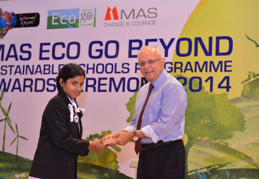 “Eco Go Beyond நிலையான பாடசாலைத் திட்டத்தின் ஊடாக 20 வருட நிலைத்தன்மை தலைமைத்துவத்தை அடையாளப்படுத்திய MAS