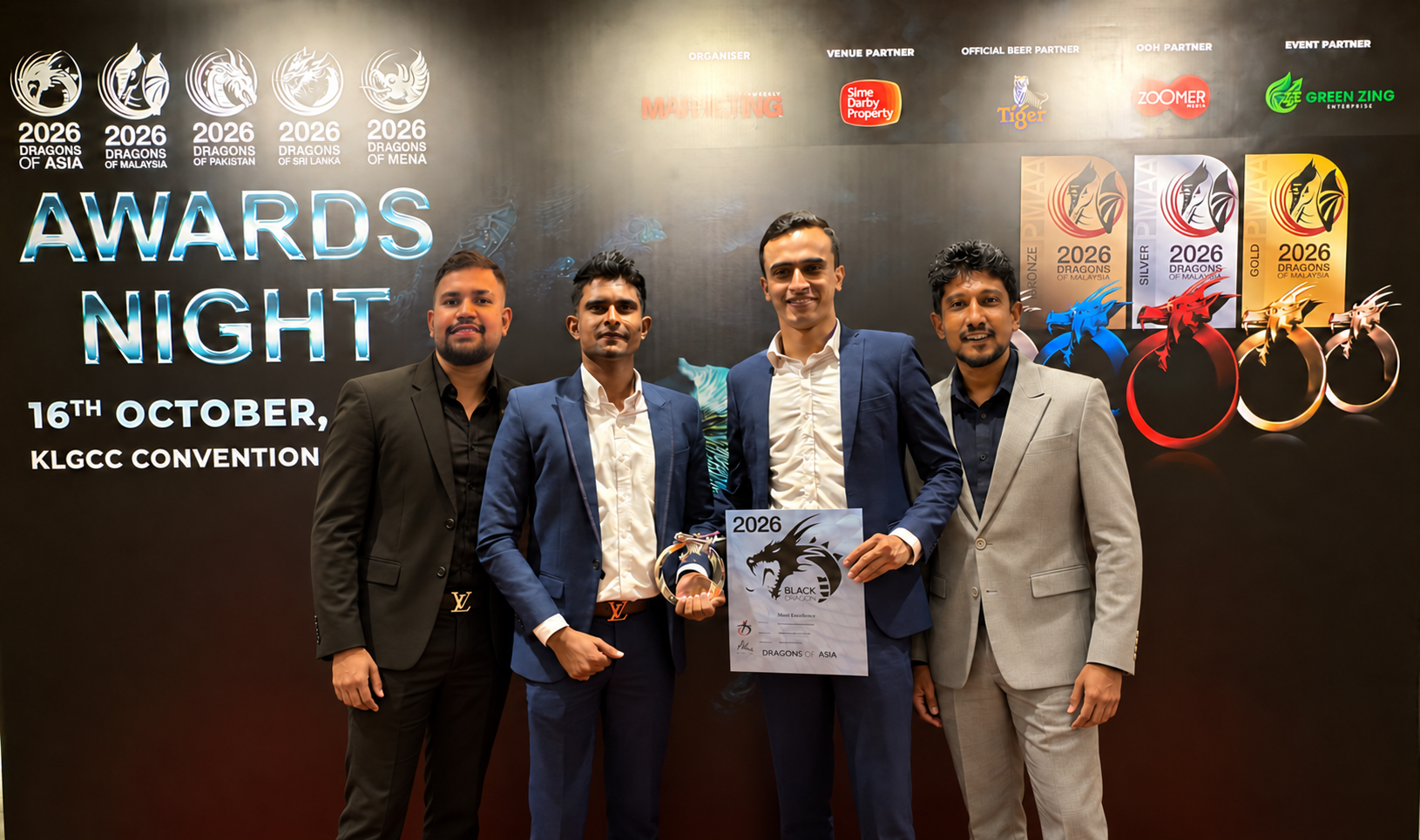 New Media Solutions Pvt Ltd breaks regional barriers with dual Dragons of Asia wins in Kuala Lumpur