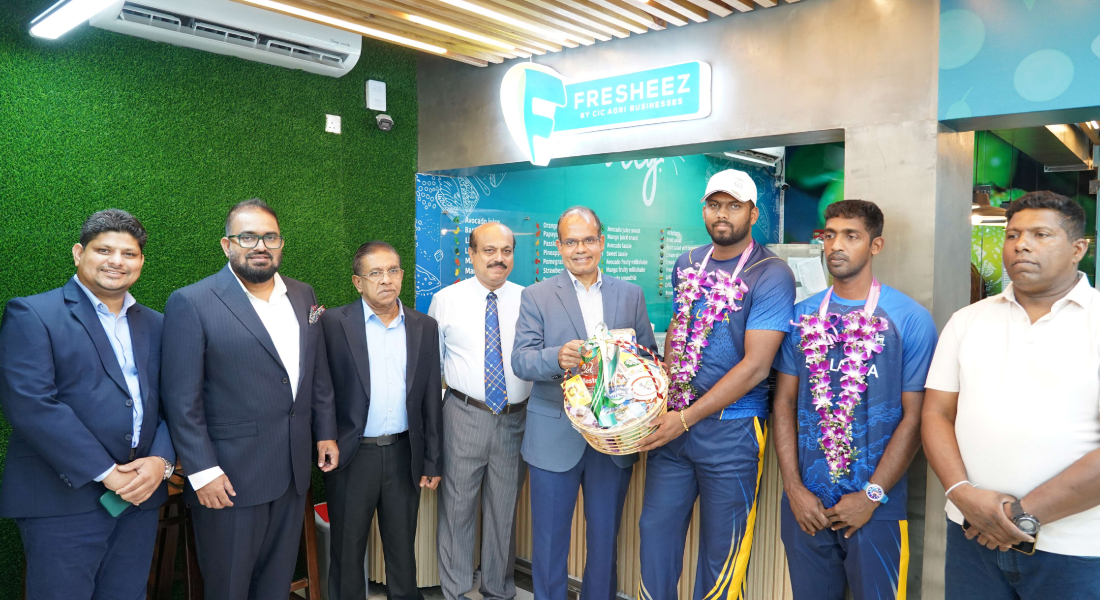 2028 ඔලිම්පික් සිහිනය සැබෑ කරගැනීමට හෙල්ල විසි කිරීමේ ලෝක ශූර රුමේෂ් තරංගට CIC Holdings අනුග්‍රාහකත්වය
